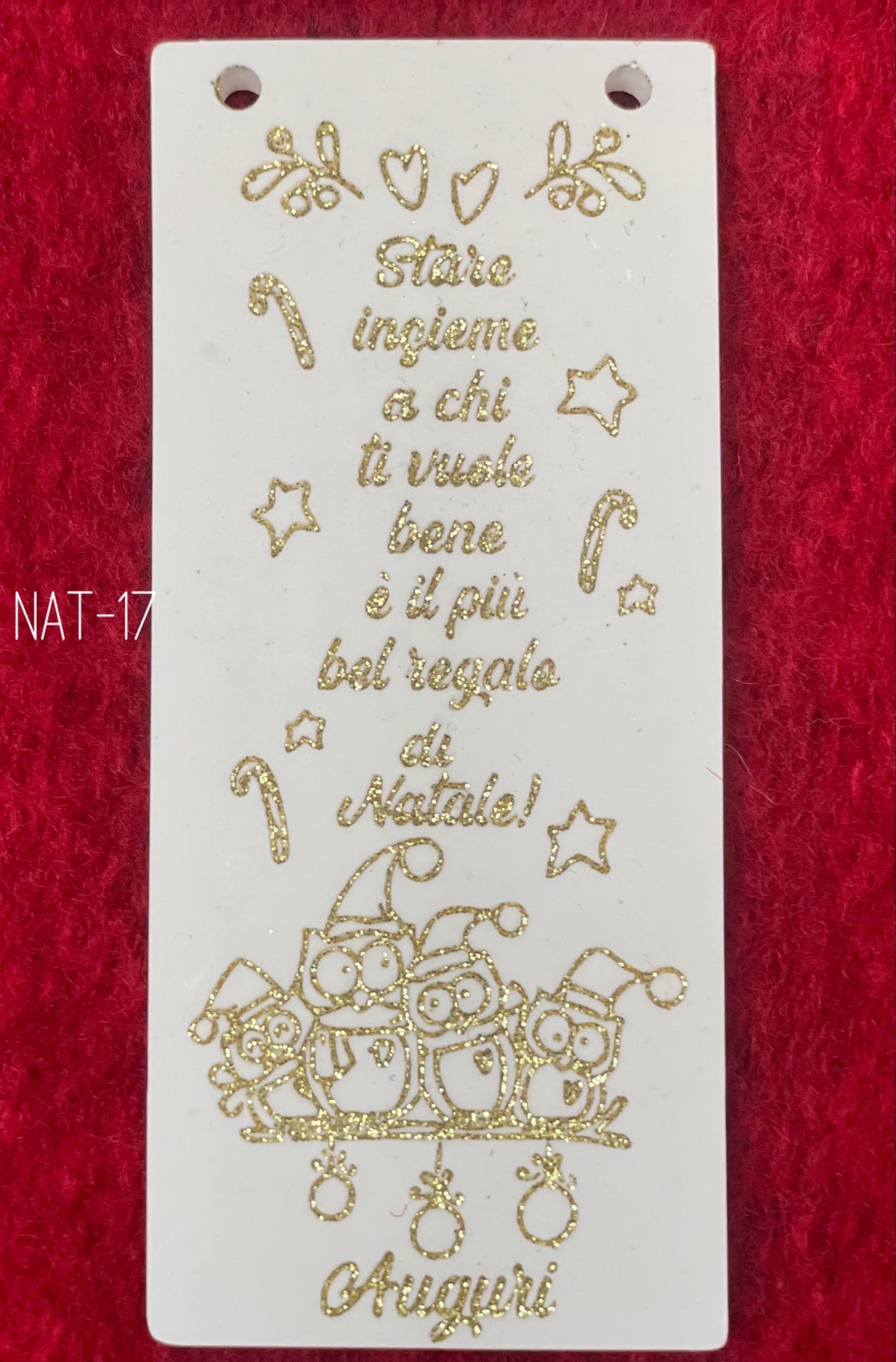 TARGA stare insieme - 10,2x4,4 cm