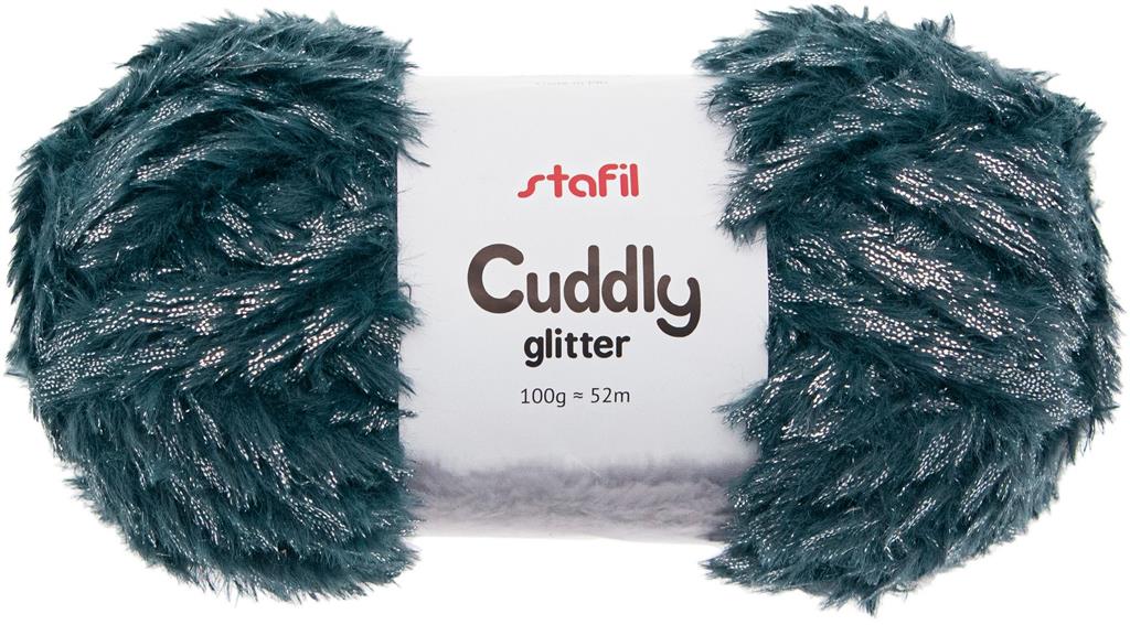 FILATO CUDDLY GLITTER - 100gr./52 m - PETROLIO