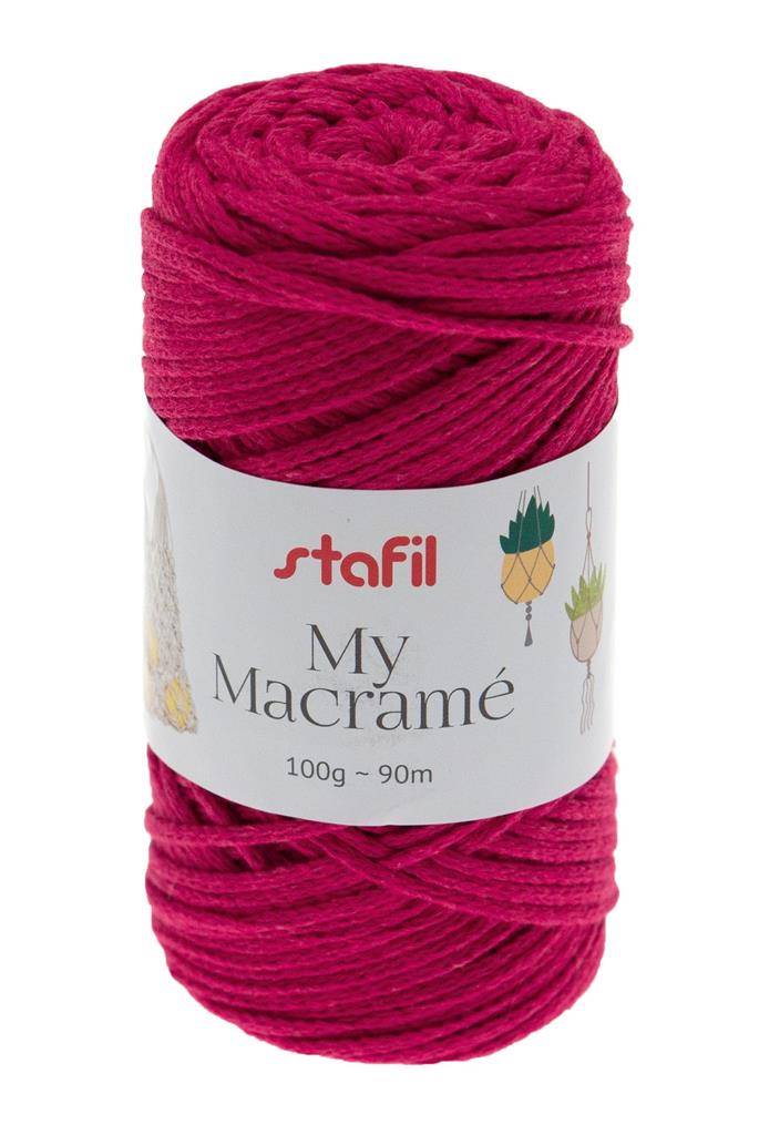 FILATO MACRAMÈ 100g~90m - FUCSIA