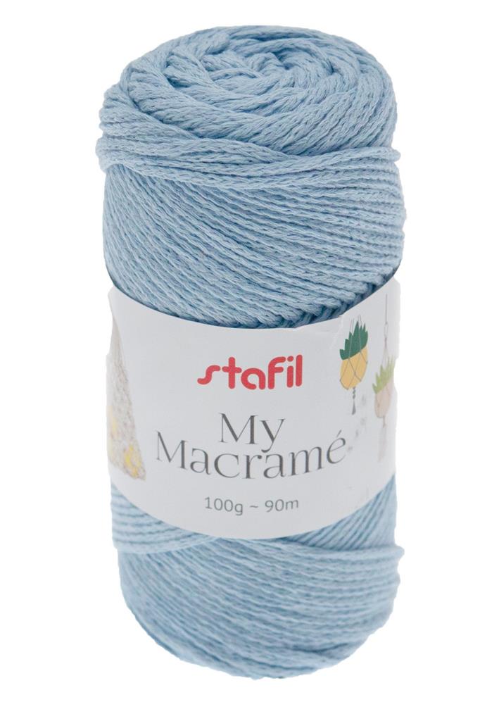 FILATO MACRAMÈ 100g~90m - celeste baby