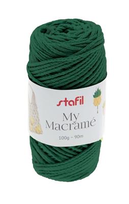 FILATO MACRAMÈ 100g~90m - VERDE SCURO