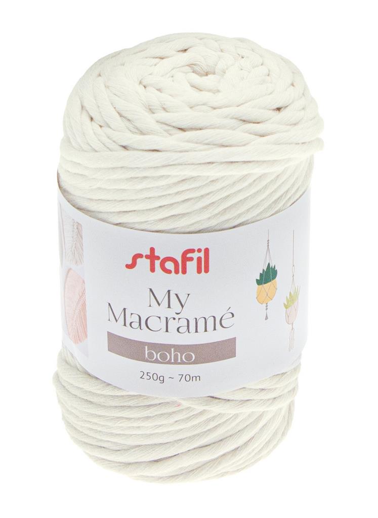 MACRAMÈ BOHO 250g~70m - Crema