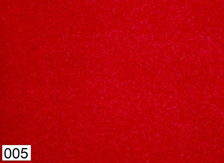 Feltro Lana leggero 2 mm - 50x72,5 cm - Rosso