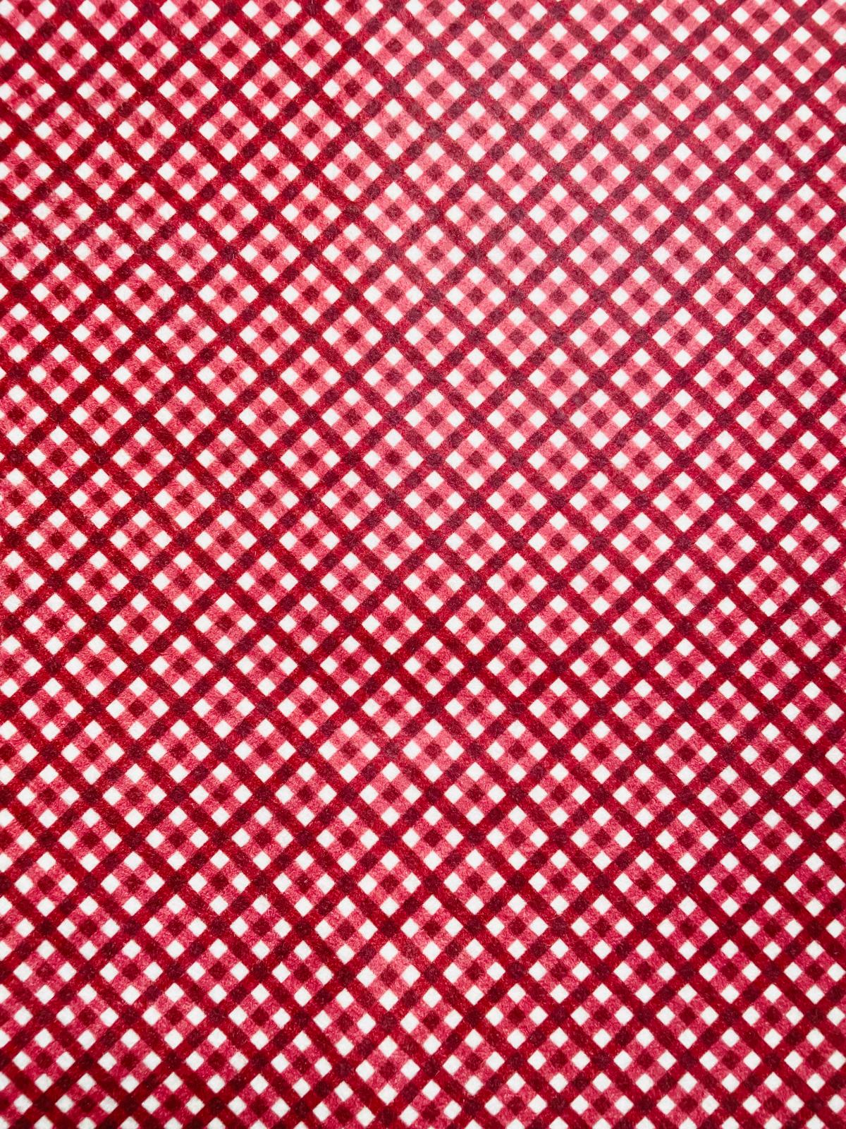 Pannolenci 50x40 cm Quadrettino Bordeaux