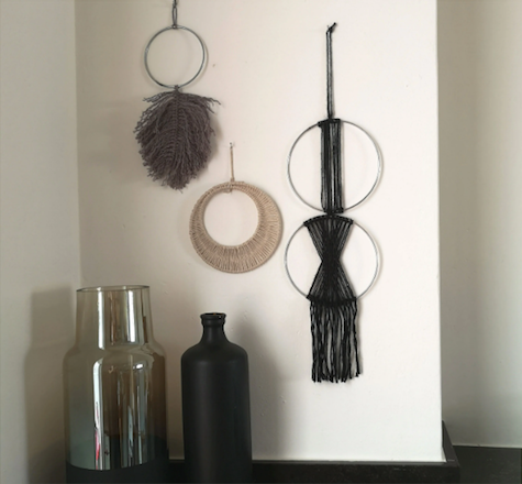 Vaessen Creative • Anelli in metallo Ø15cm 3mm argento