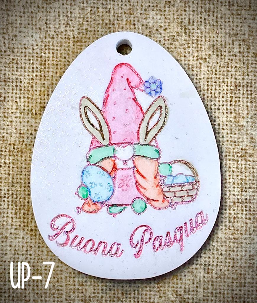 Uovo gnomo Buona Pasqua