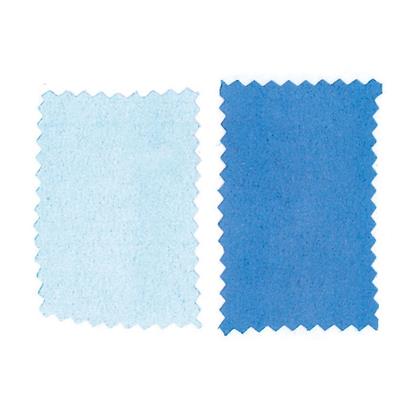 TESS.SIMILPELLE scamosciata 50x70 cm - doubleface - blu chiaro/scuro
