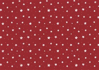 Pannolenci 1mm 30x40cm stelline - ROSSO