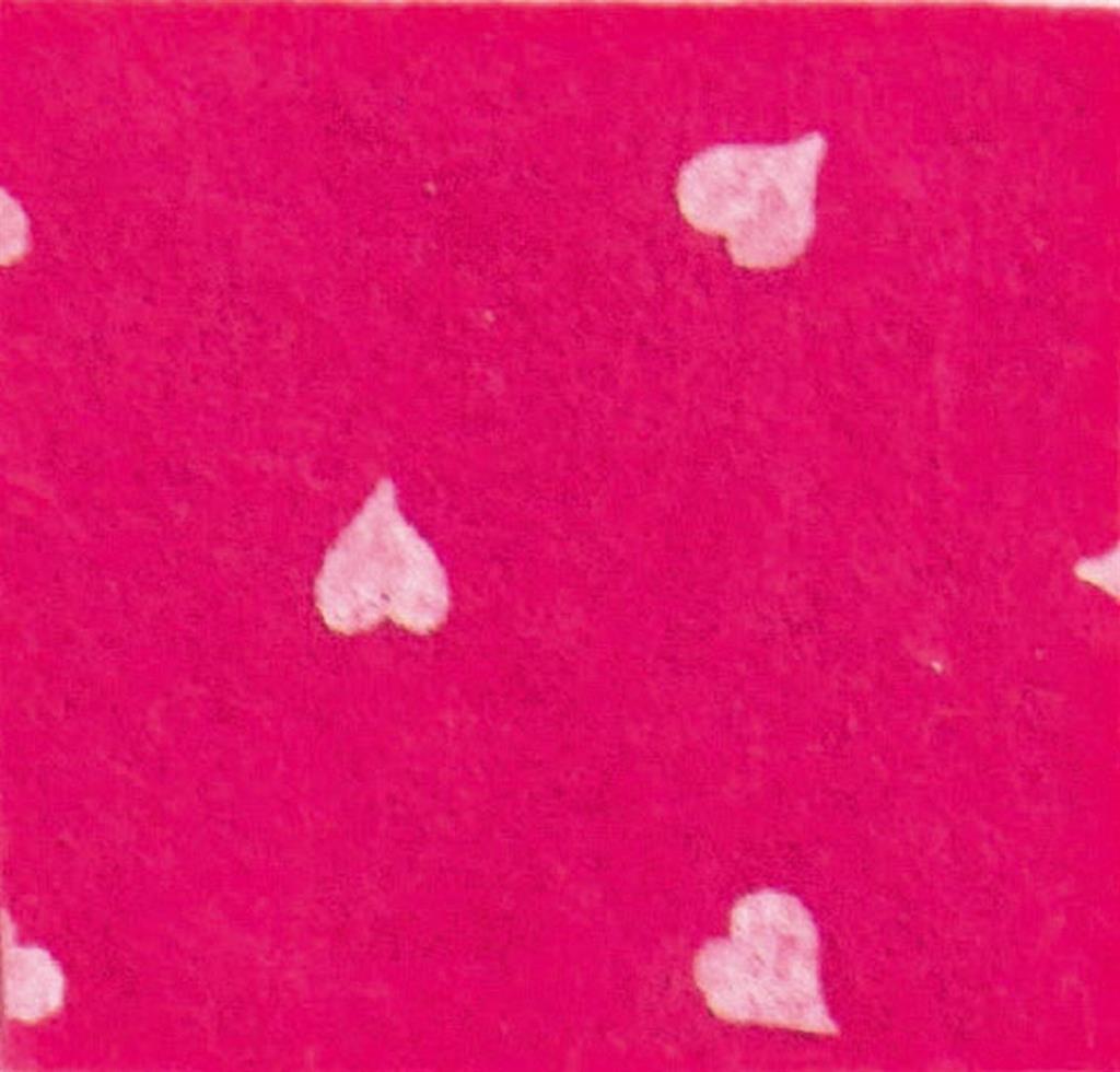 Pannolenci Cuori fucsia - 50x40 cm