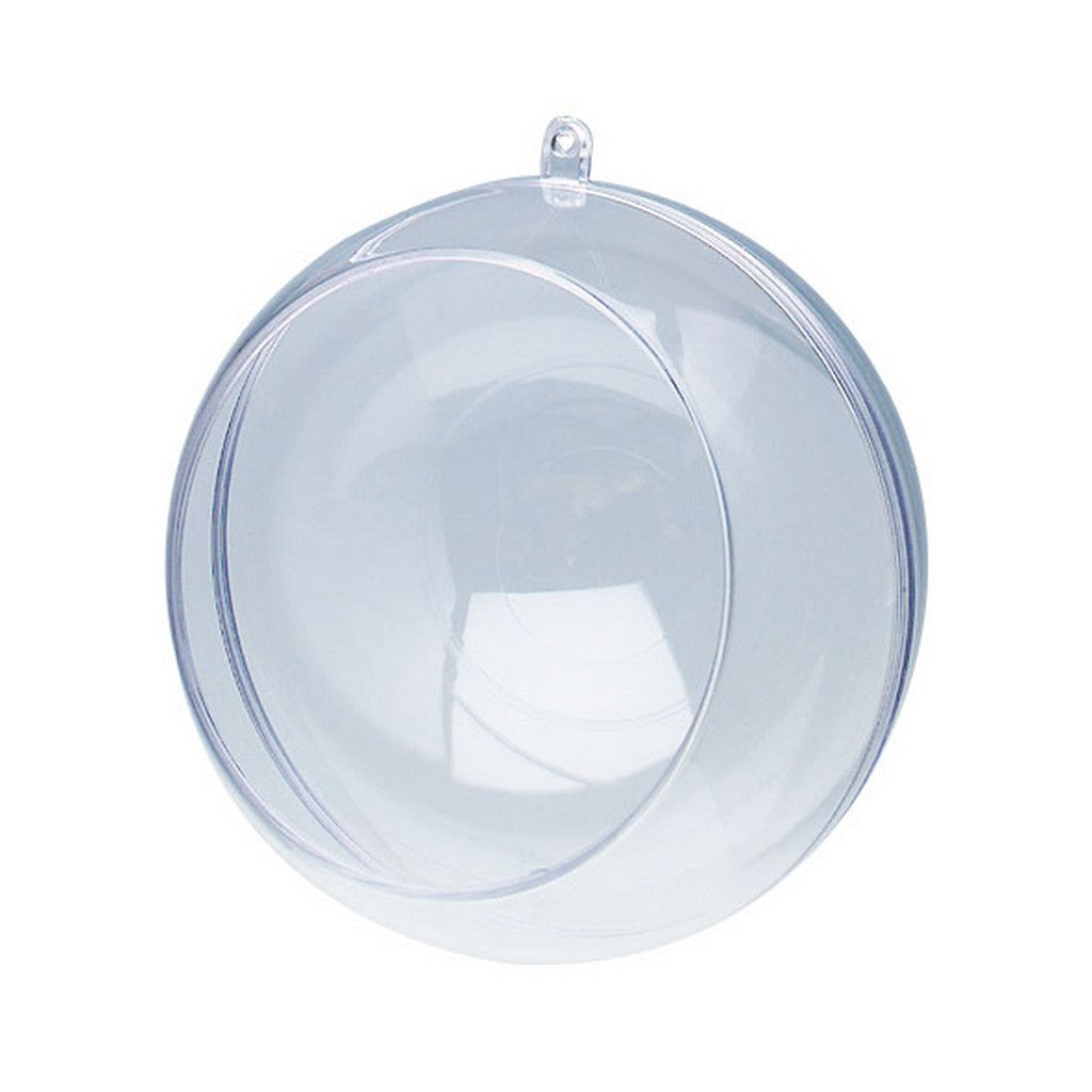 SFERA PLAST. APERTA 2 METÀ - DIAM.12 CM