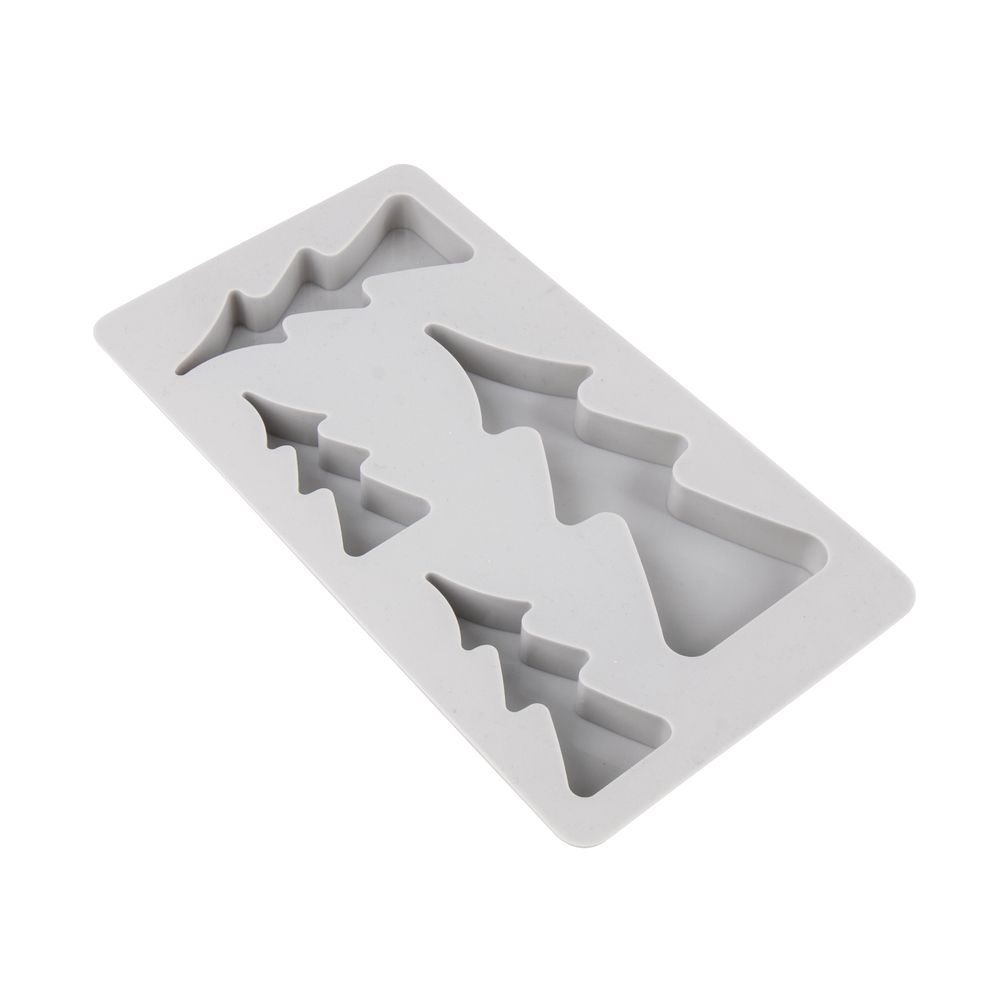 Stampo in silicone abeti 14,5x26x2cm - 4 forme