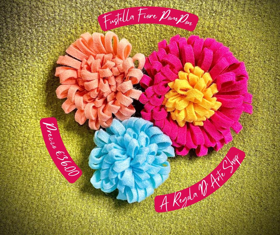 Fustella Artigianale “Fiore PomPon”