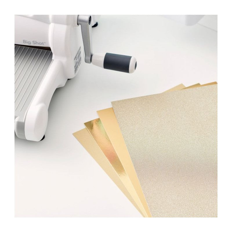 Cartoncino Singolo Oro - Sizzix • 20x29cm Gold 250g