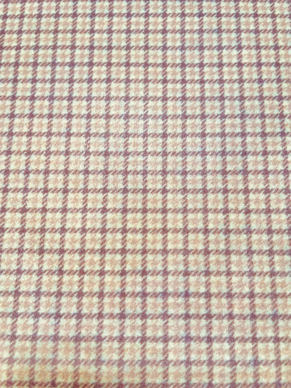 Pannolenci 50x40 cm Mini Pied De Poule - Rosa