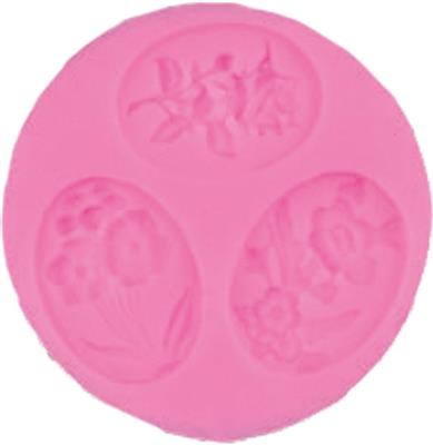 stampo in silicone 3 Uova fiorite