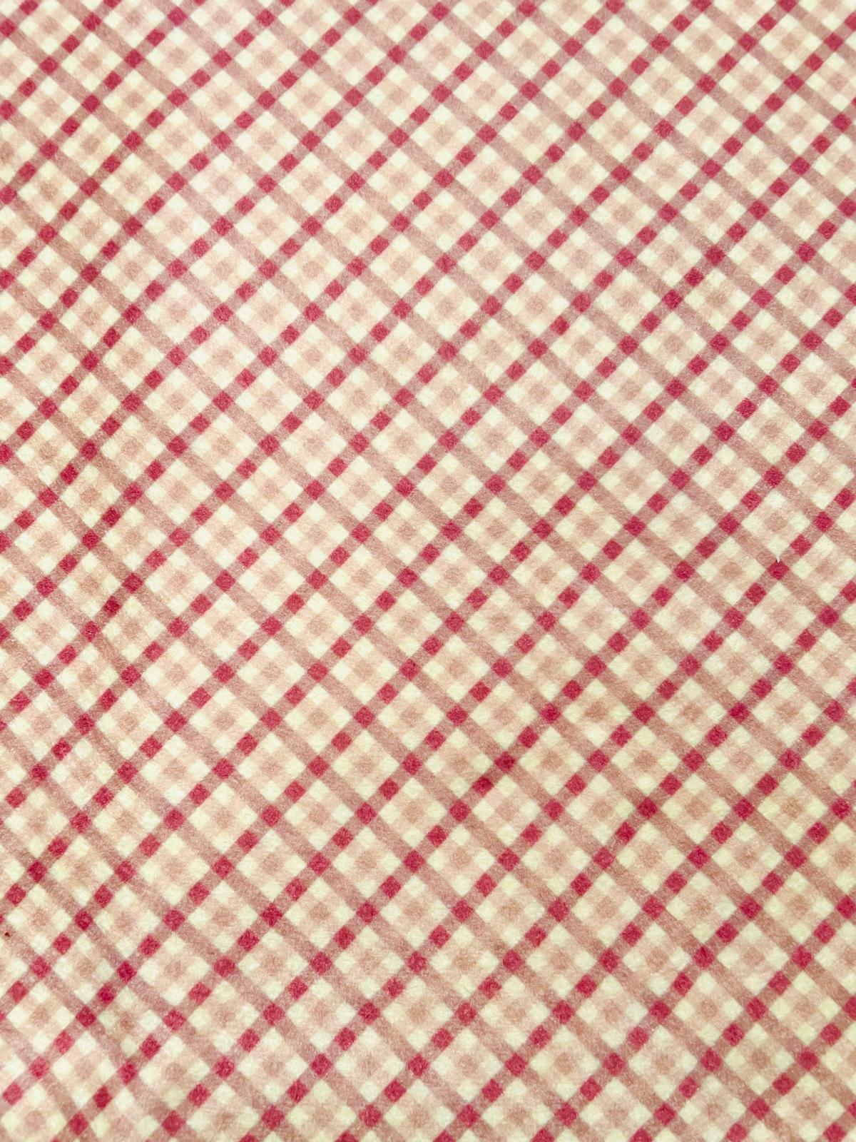 Pannolenci 50x40 cm Quadrettino Rosa