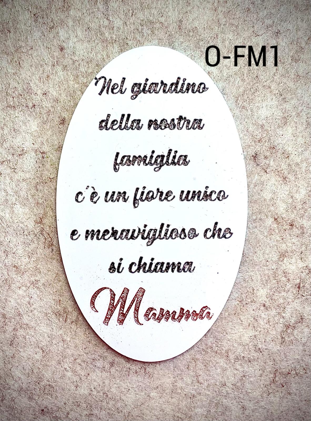 Tag Ovale - nel giardino della nostra famiglia...