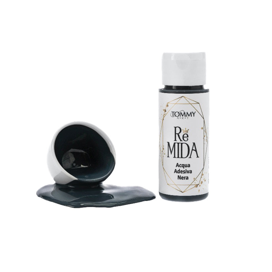 Re Mida Acqua Adesiva Nera / Adhesive Black Water 65 ml