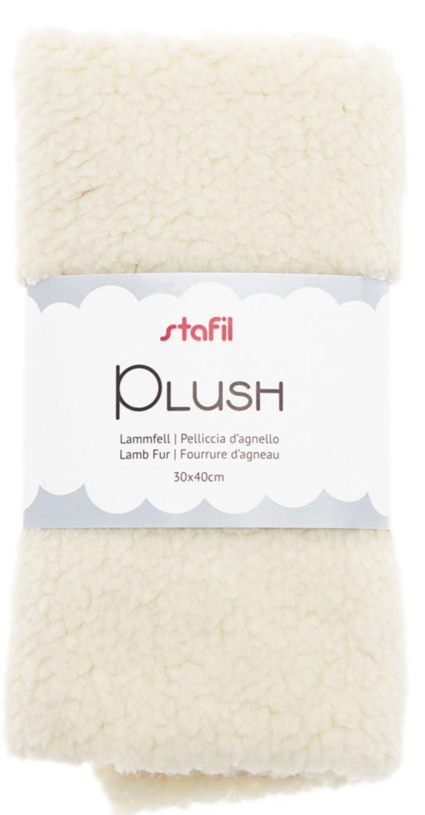 PLUSH - TESS.PELLICCIA D'AGNELLO 30X40 - BEIGE