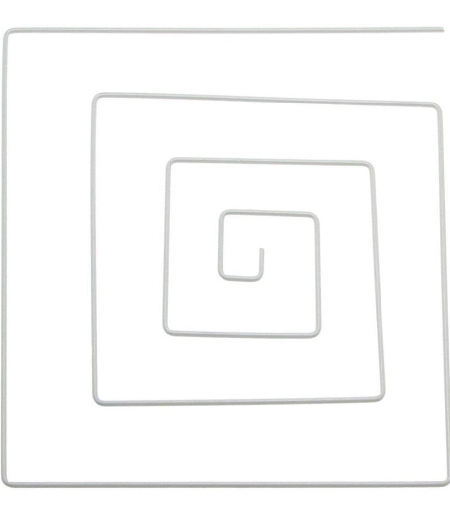 Spirale Metallo Quadrata 25x23,5 cm