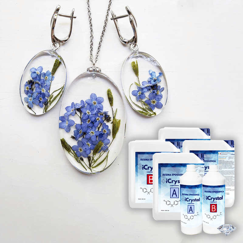 iCrystal – Resina Epossidica Multiuso – Colate fino a 1,5 cm - 1,500 gr