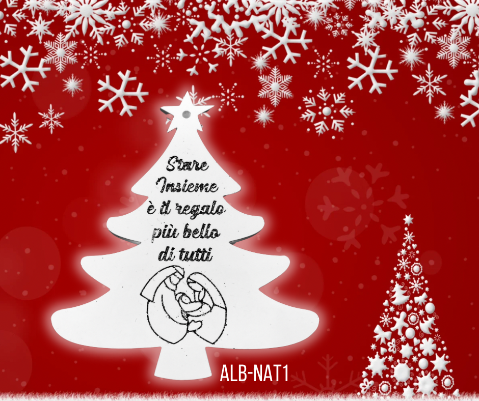 Stampo Albero Natale Natività 2D