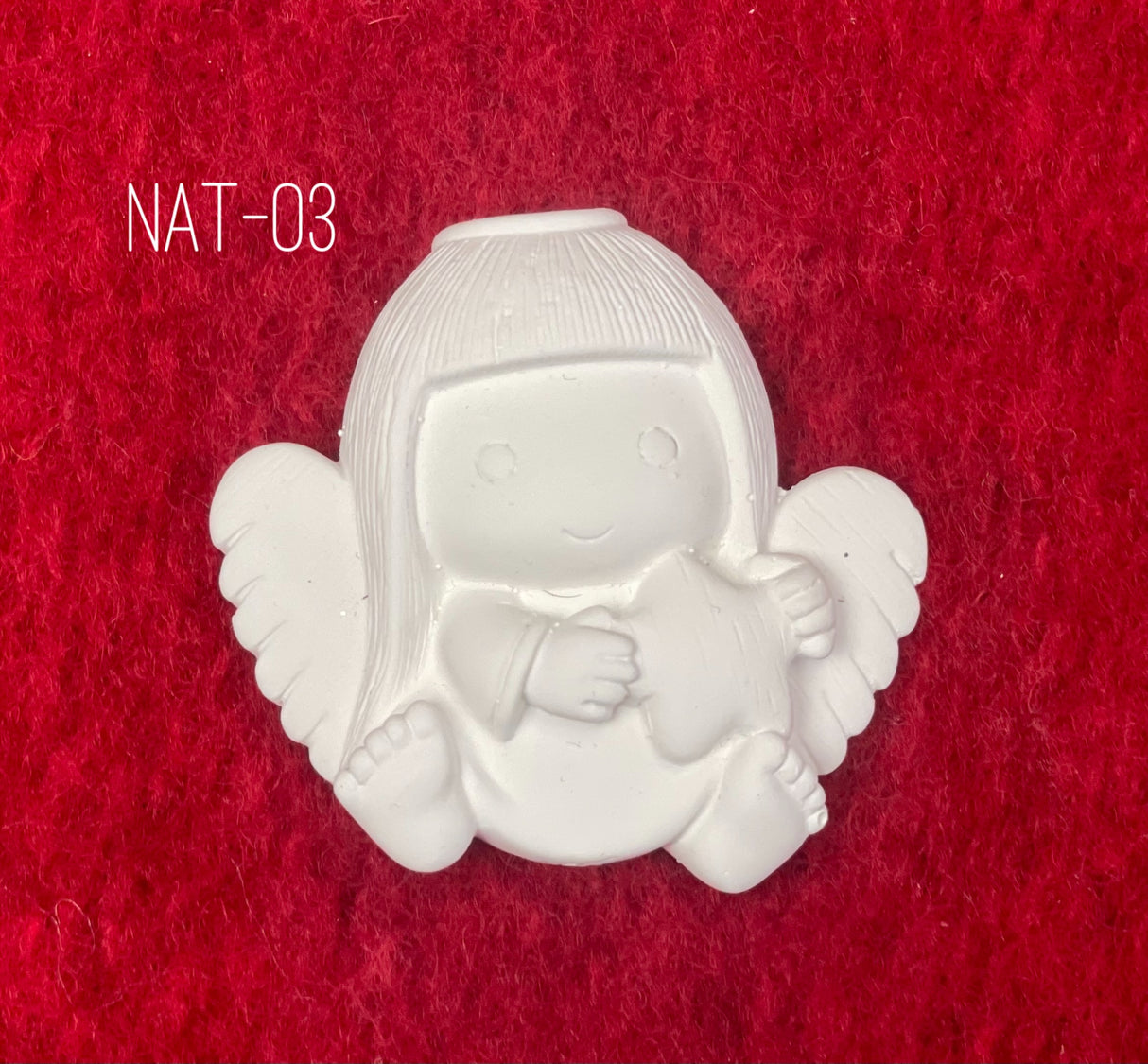 ANGIOLETTO seduto stella - 5x4,5 cm