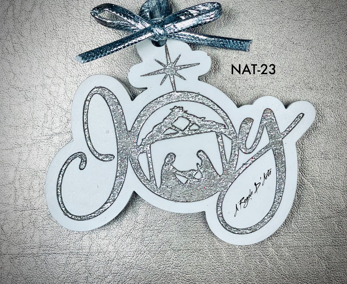 TARGA Joy Natività - 6x4 cm