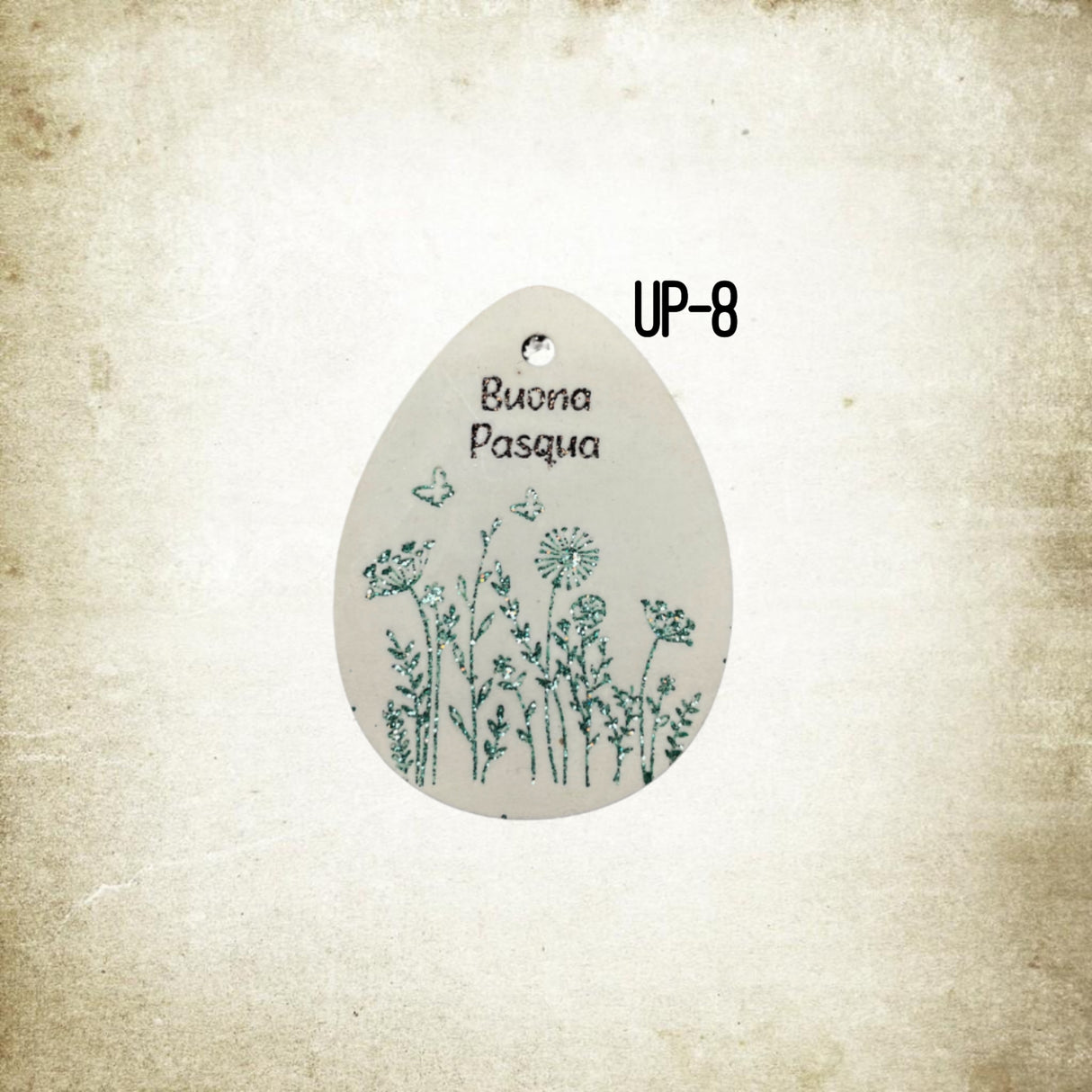 Uovo fiori - Buona Pasqua