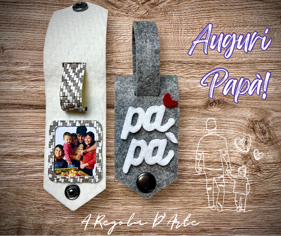 Fustella portachiavi Papà