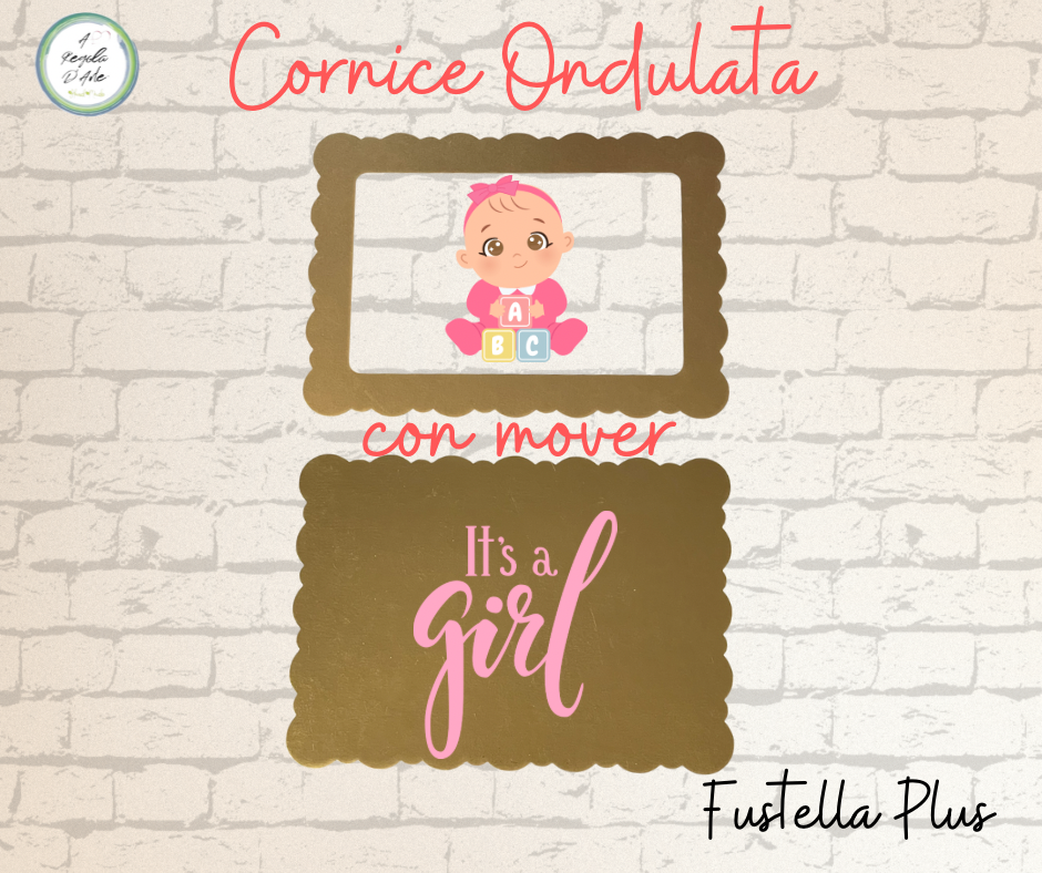 Fustella "Cornice Ondulata" con Mover