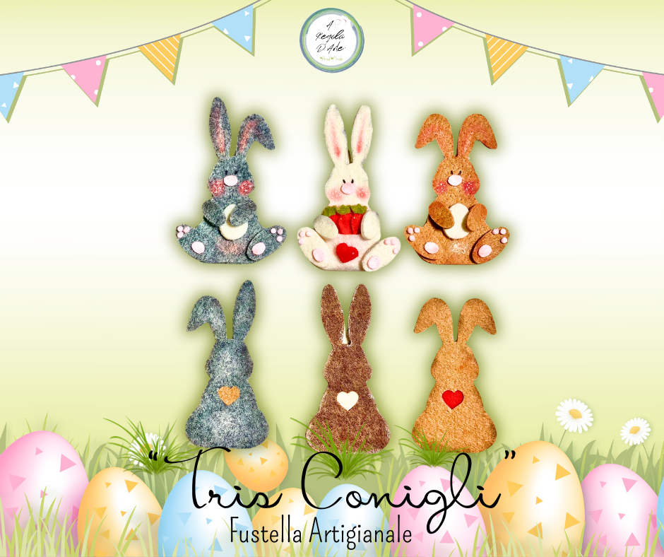 Fustella "Tris Conigli"