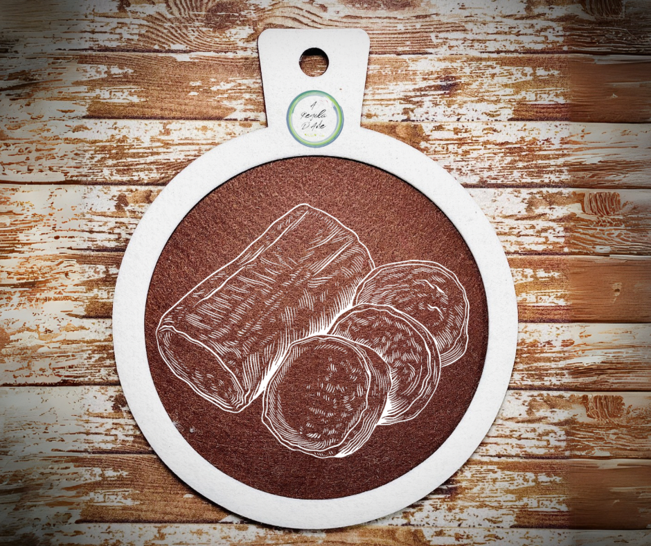 Fustella " Tagliere Tondo Plus" - con Mover e scritta