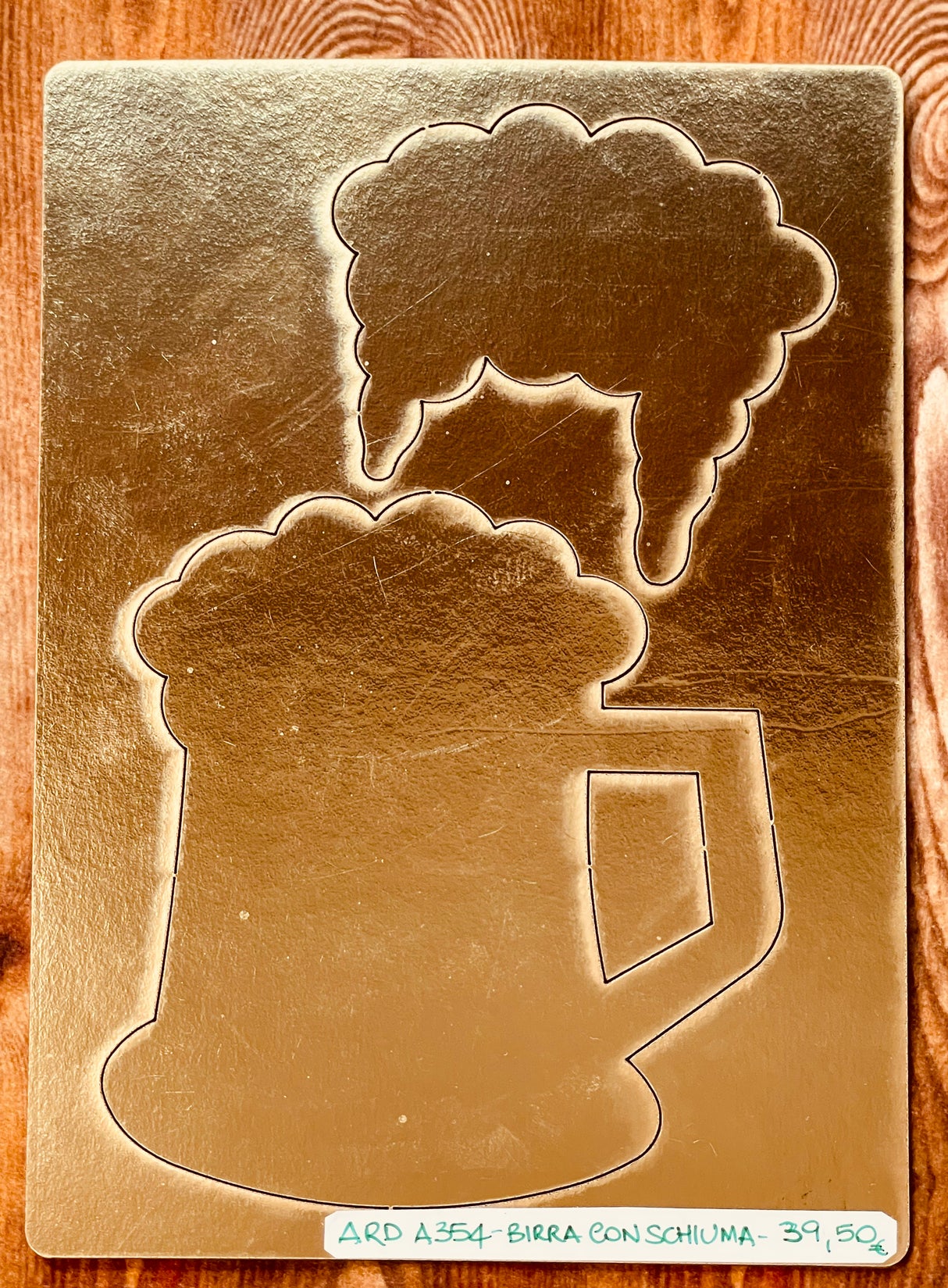 Fustella "Birra con schiuma"