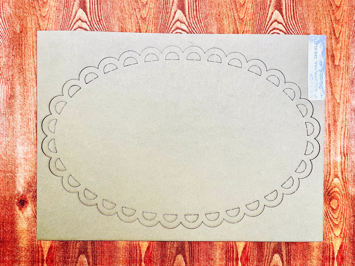 Fustella "Tovaglietta/Tag smerlata"