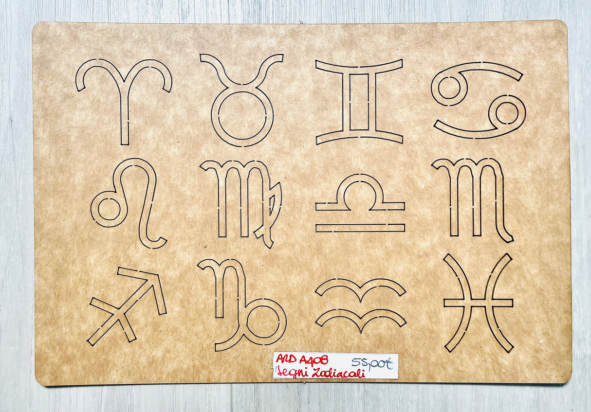 Fustella "Segni zodiacali mini"