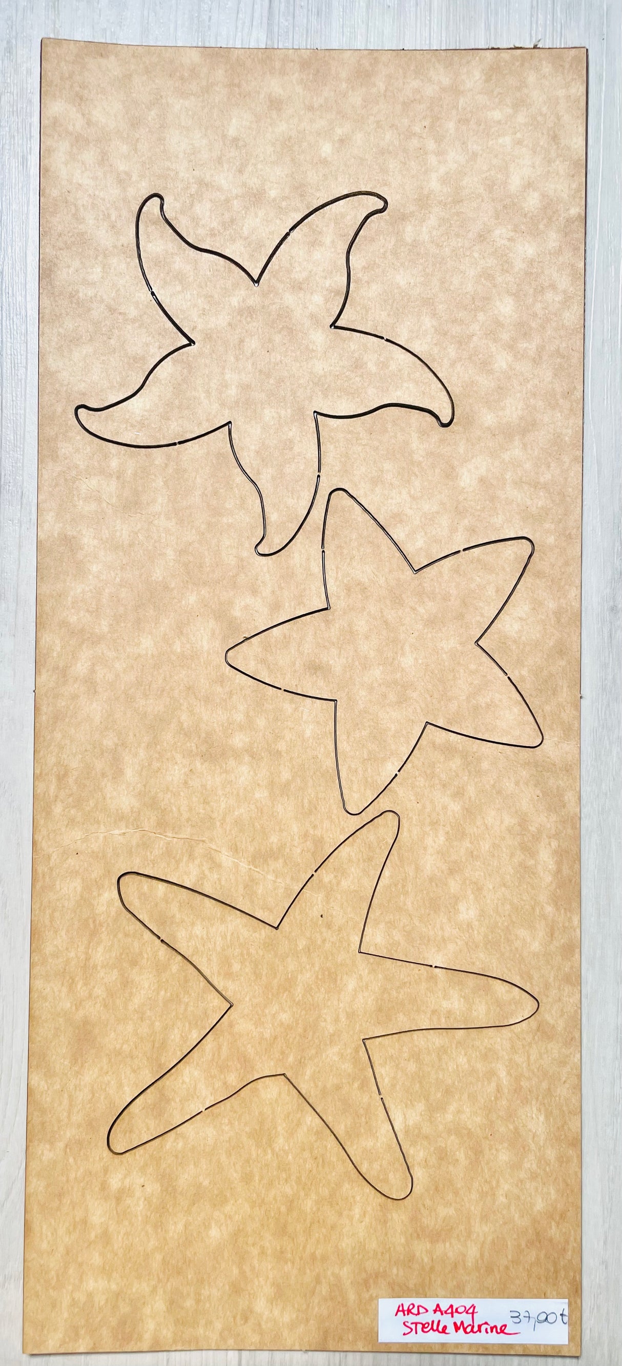 Fustella "Tris Stelle Marine"