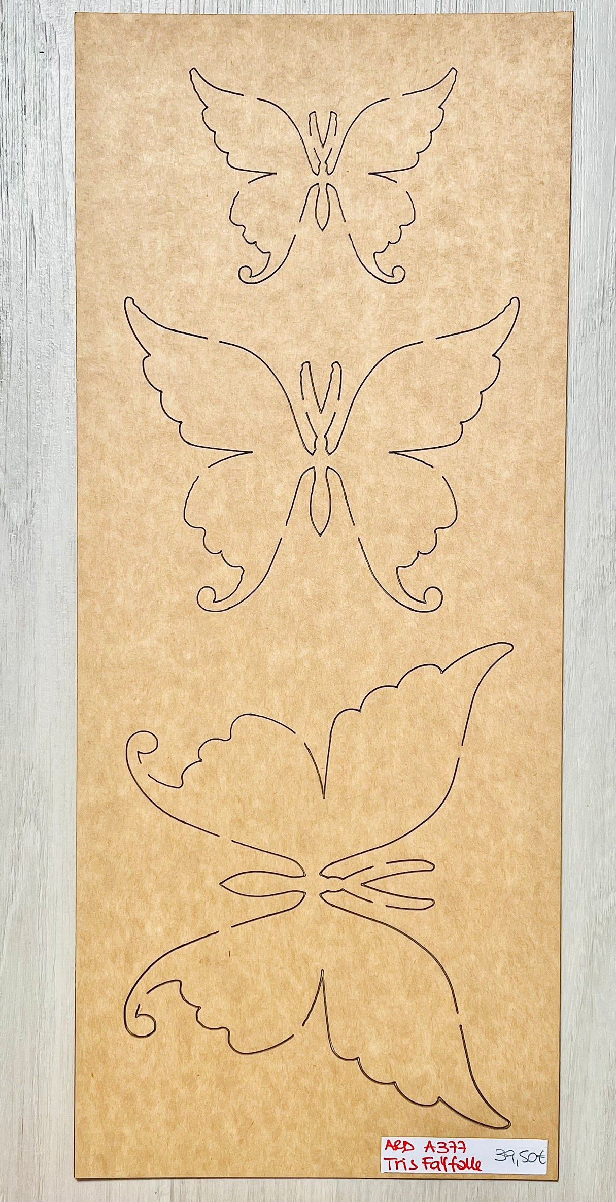 Fustella "Tris Farfalle"