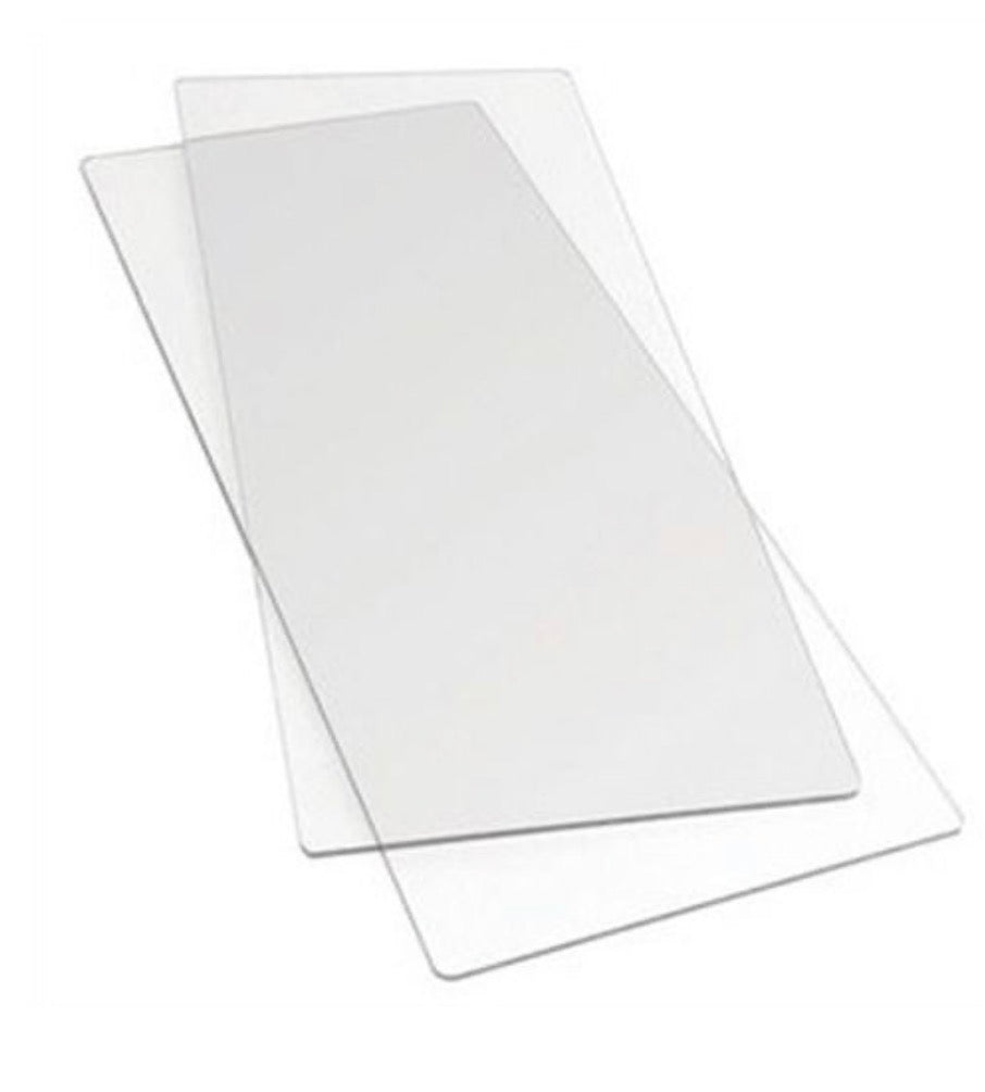 Coppia Pad XL artigianali plexiglass 38x15,5 cm - angoli vivi