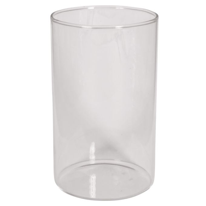 Vaso di vetro, 11cm ø, 18cm, cilindrico
