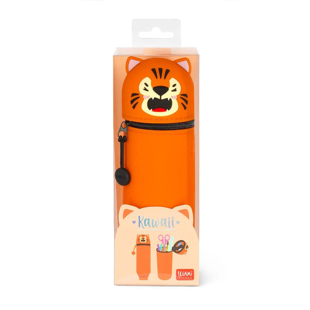 Astuccio 2 in 1 in Morbido Silicone - TIGER