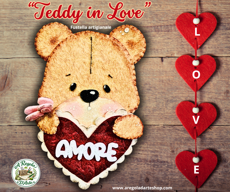 Fustella “Teddy in Love”