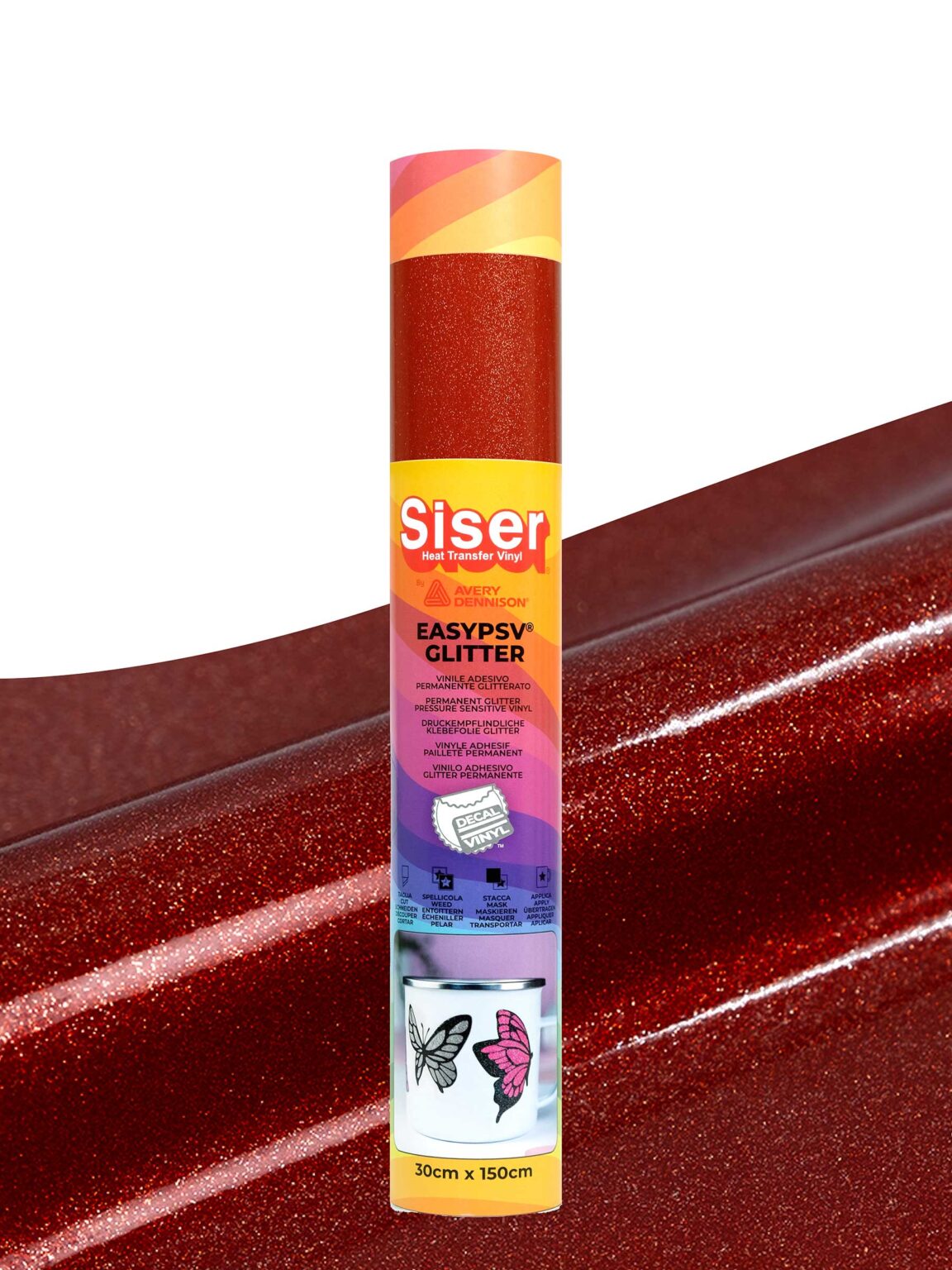 EasyPSV GLITTER • Brick Red