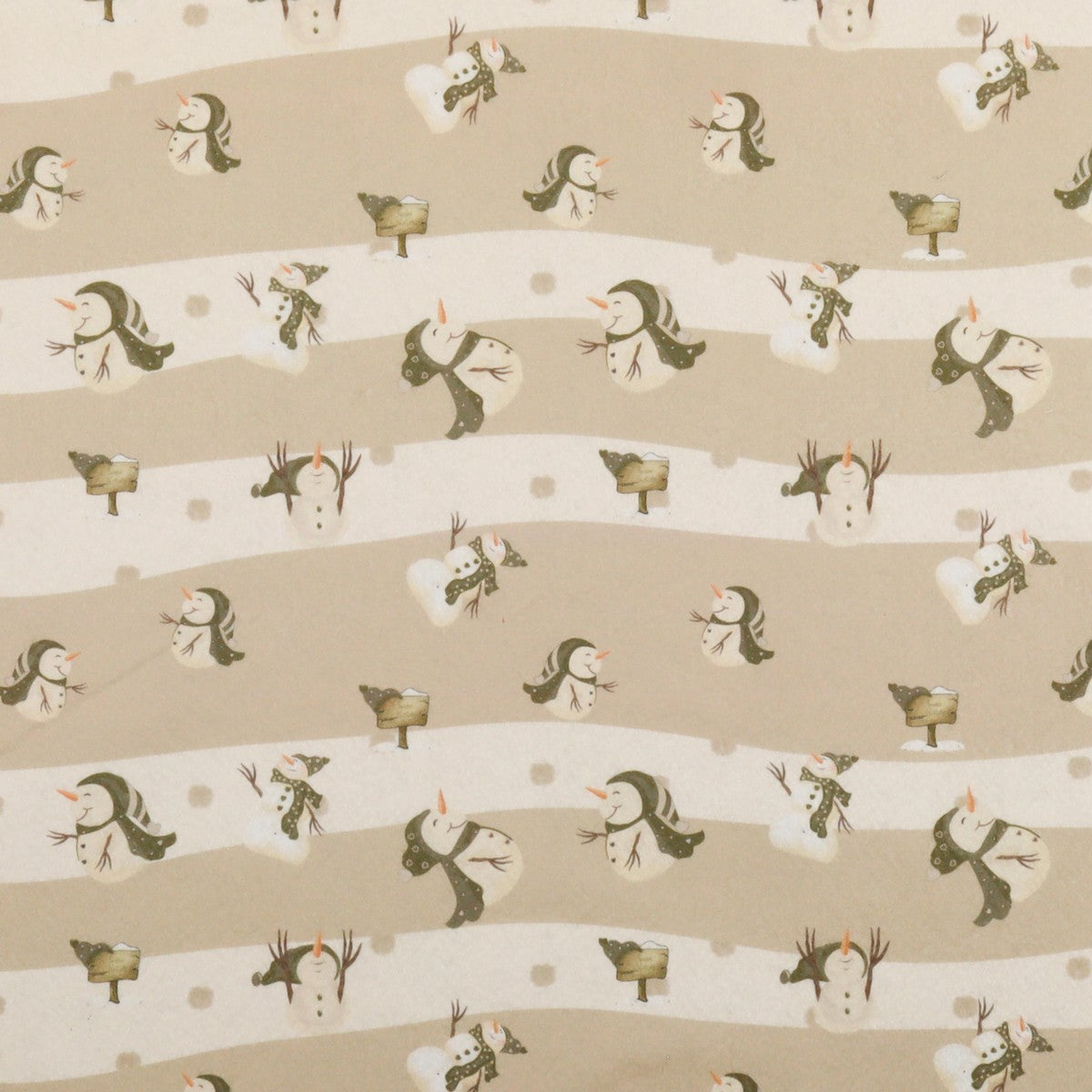 Pannolenci Pupazzi Con Sciarpa Verde Muschio 50x40 cm