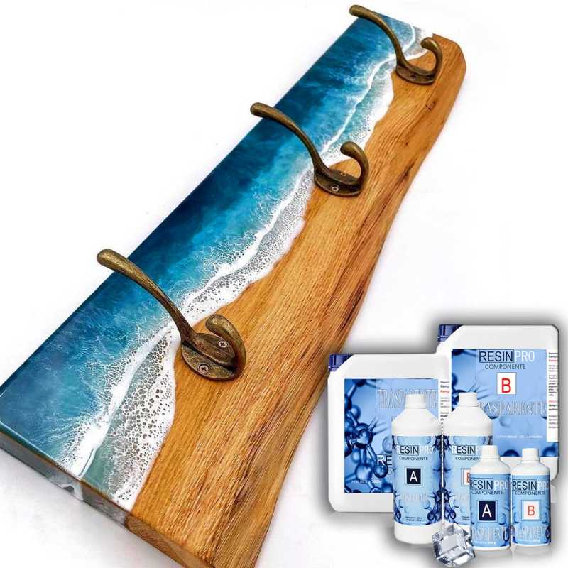 Resina Epossidica Trasparente Multiuso Atossica – Colate fino a 2cm - 160gr