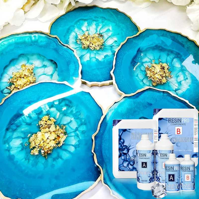 Resina Epossidica Trasparente Multiuso Atossica – Colate fino a 2cm - 160gr