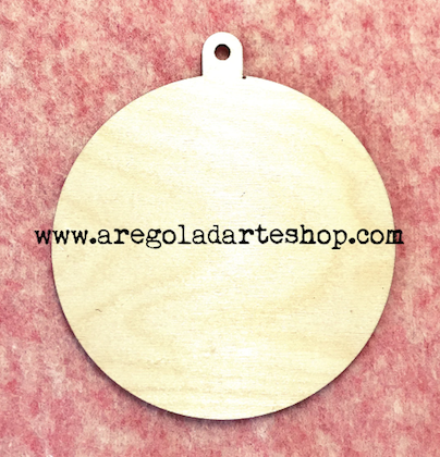 Sfera Legno piatta - 25 CM