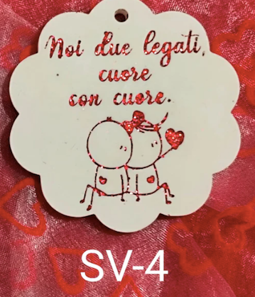 Targa smerlata - noi due legati