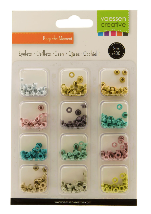 Occhielli Pastello 12 colori Ø5mm