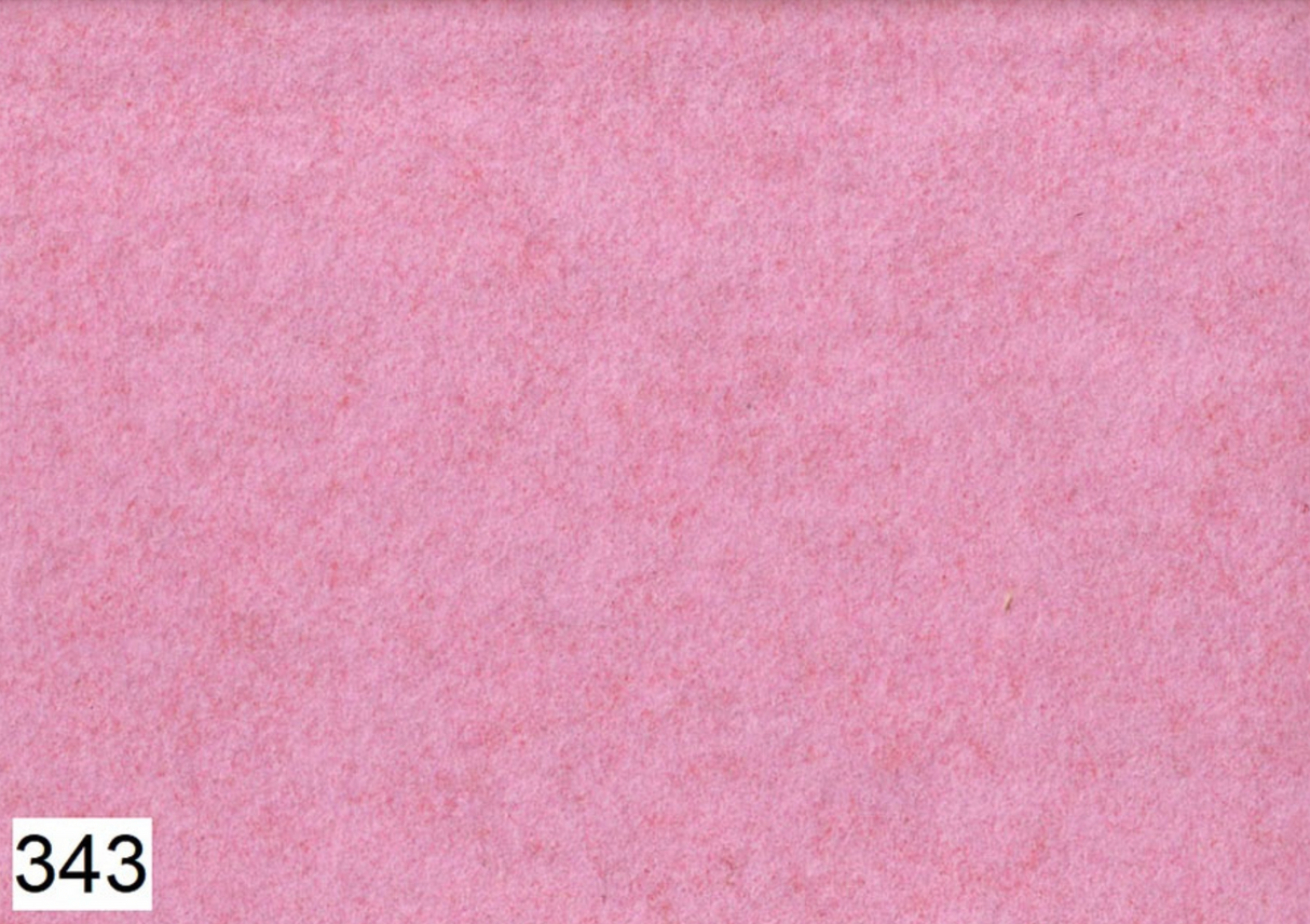 Feltro Lana leggero 2 mm - 50x72,5 cm - Rosa Petalo